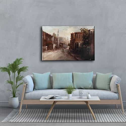 Yağlı Boya İstanbul Canvas Tablo 